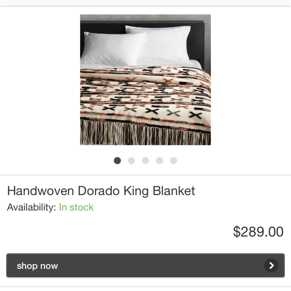 ISO this blanket